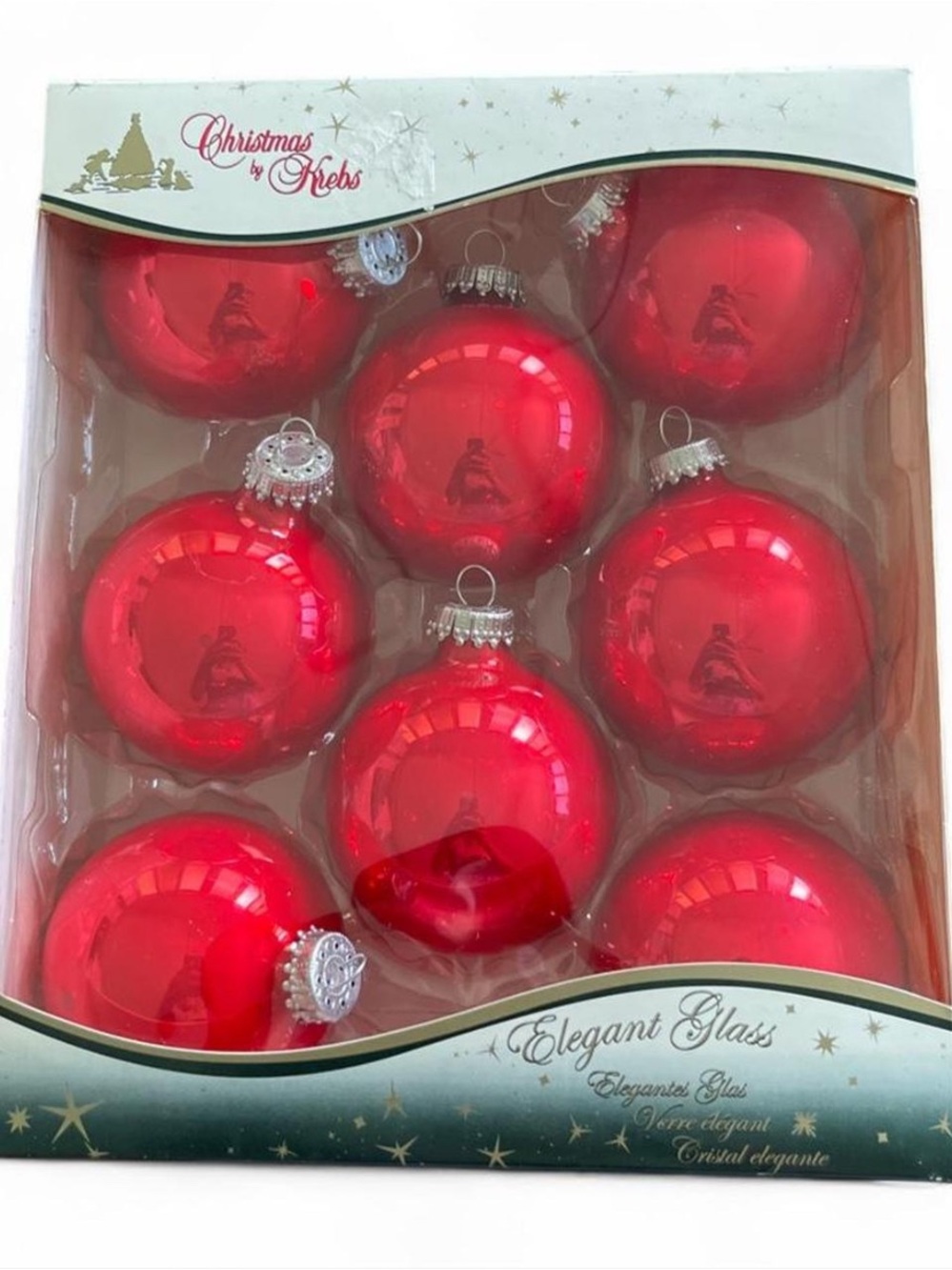 Vintage Christmas circa 1980s Krebs Ornaments
